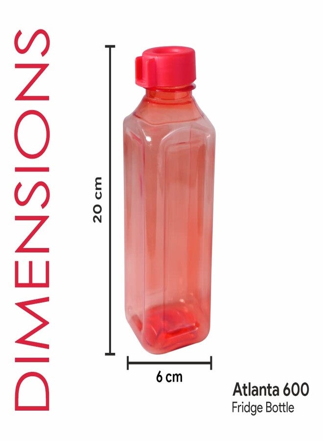 Wonder Homeware Prime Atlanta 600 Premium Fridge Bottle Set,12 Bottles, 600 ml, Red Color - Image 2